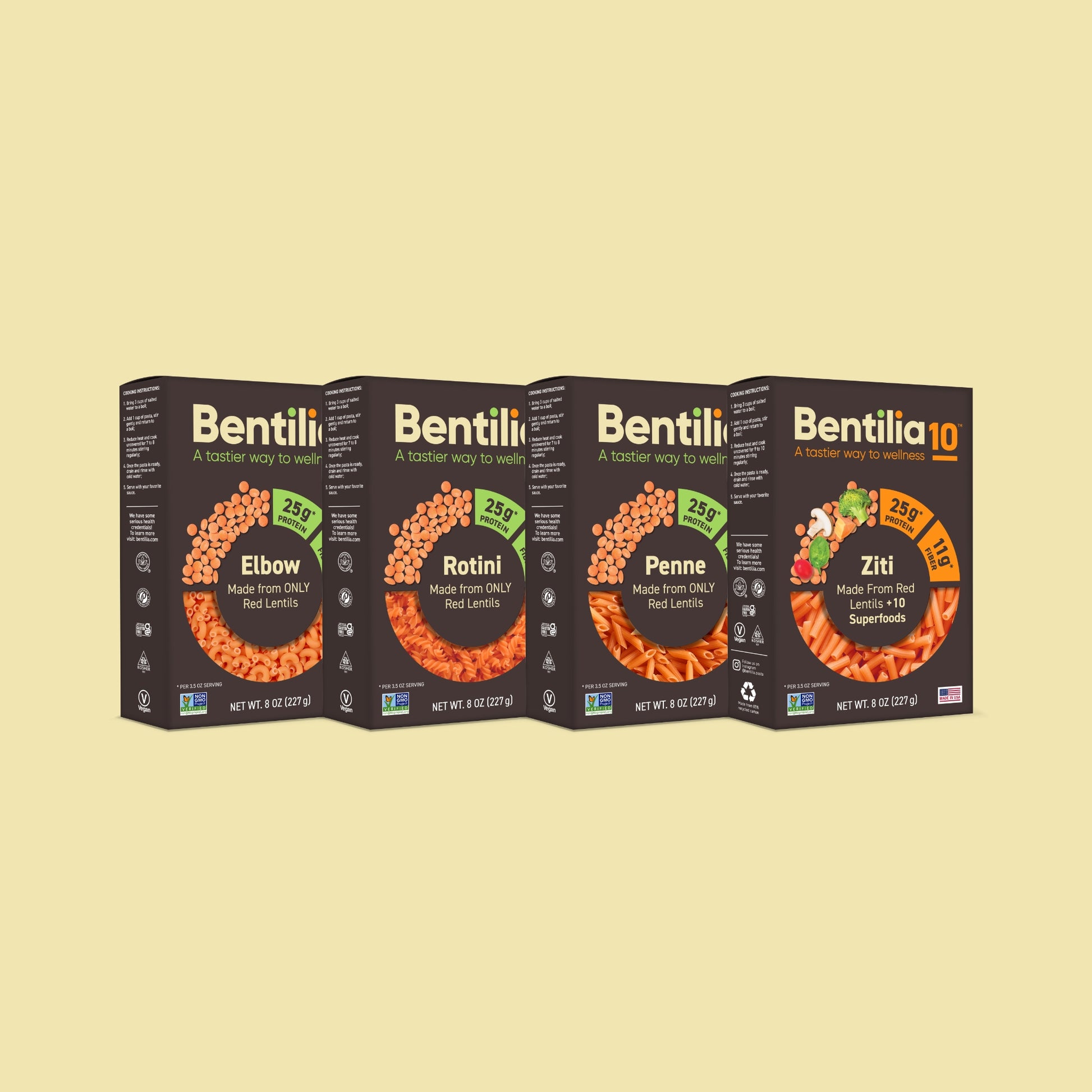 Variety Pack 4x8oz - Bentilia 